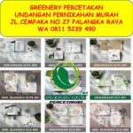 Cetak Undangan Murah Palangkaraya