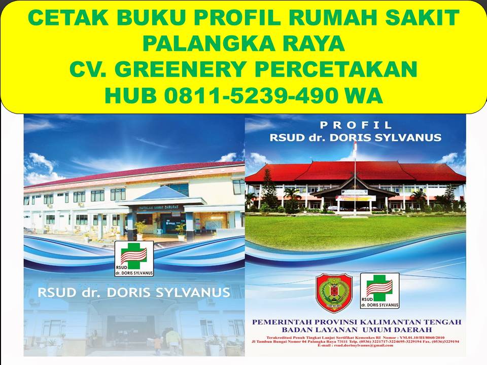 FULL COLOUR Cetak Buku Profil Rumah Sakit di Palangkaraya WA 0811 5239 490