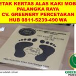 PALING CEPAT Cetak Kertas Alas Kaki Cuci Mobil di Palangkaraya Call 0811-5239-490 WA