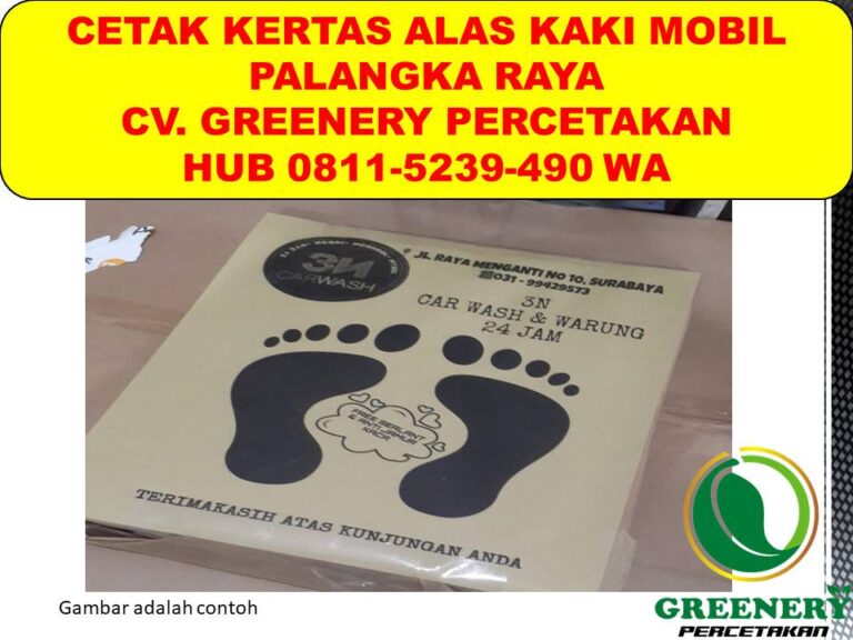 kertas alas kaki cuci mobil palangkaraya