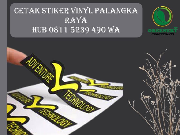 Apa itu Stiker Vinyl dan Manfaatnya