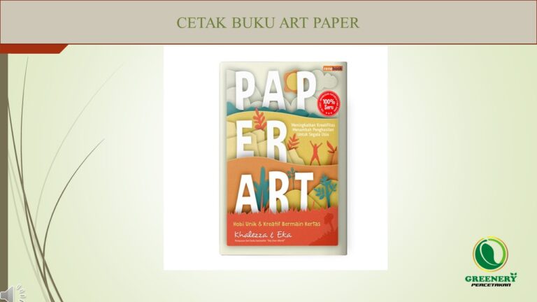 Apa Itu Buku Art Paper Dan Fungsinya ?