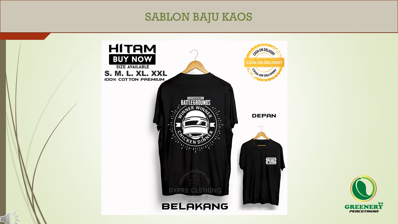 Daftar Jenis Sablon Baju Kaos