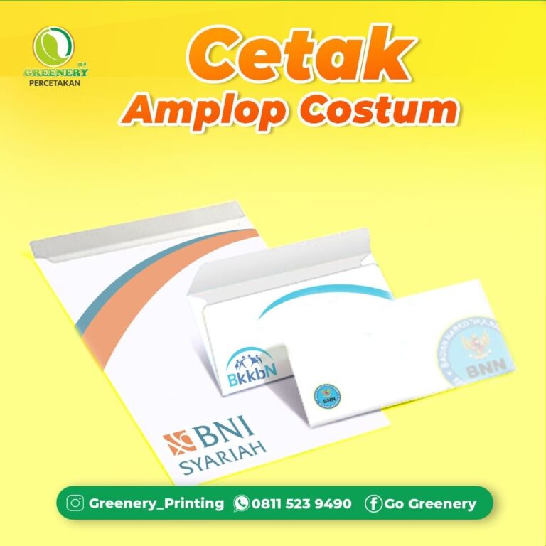 Manfaat Cetak Amplop Custom