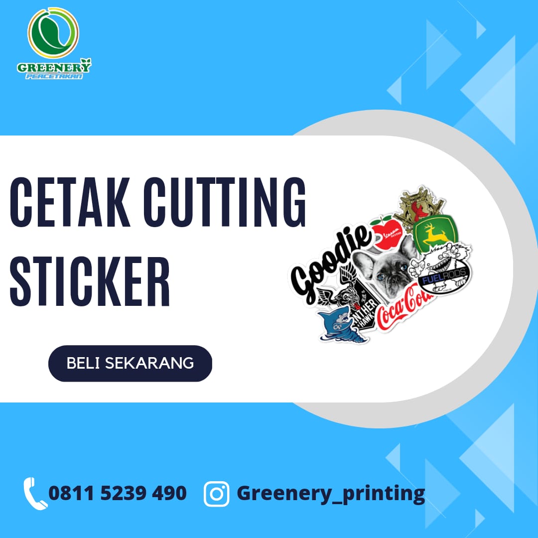 Greenery Cetak Cutting Stiker di Palangka Raya