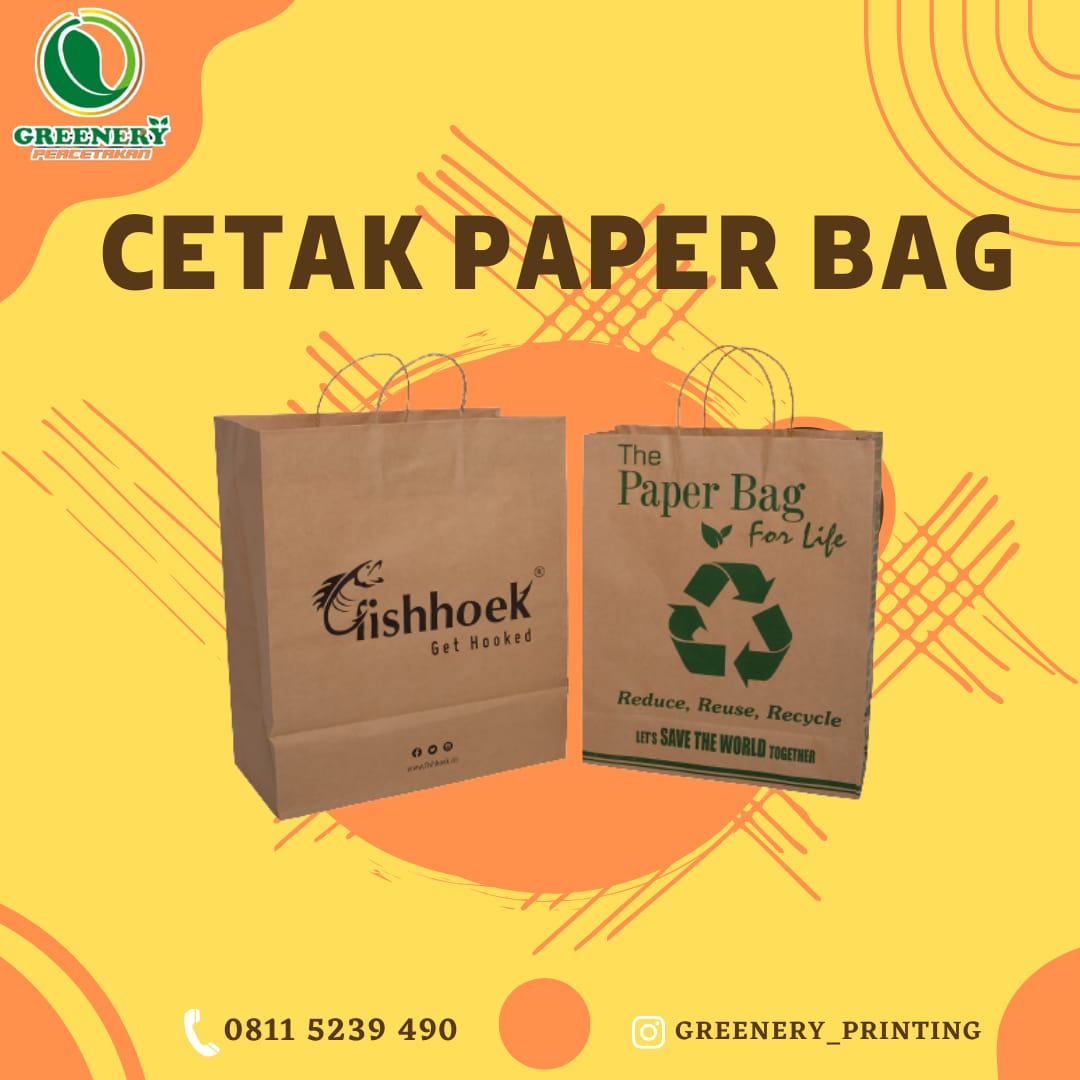 Greenery Cetak Paper Bag di Palangka Raya