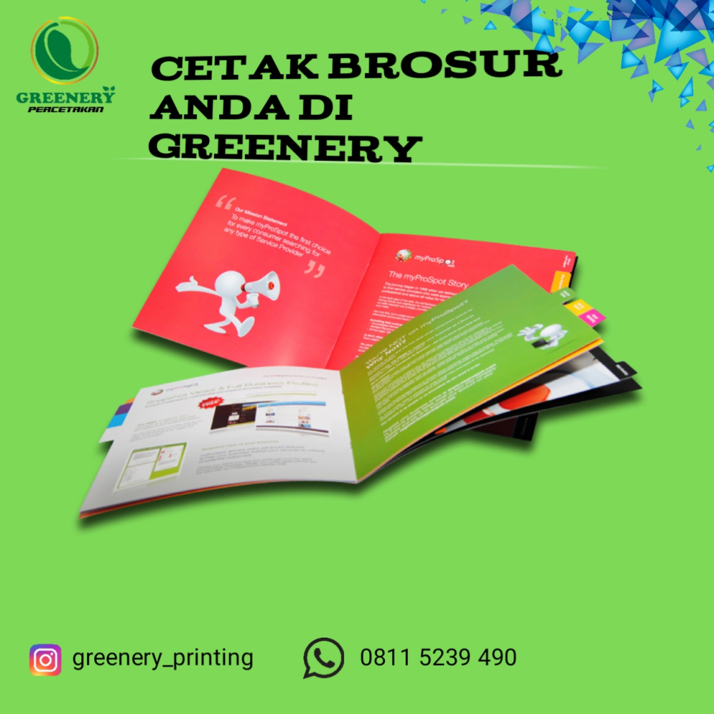 Greenery Cetak Brosur di Palangka Raya