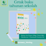 Greenery cetak buku album kenangan sekolah di Pulang Pisau