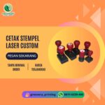 Greenery Cetak Stempel Laser Custom di Palangka Raya