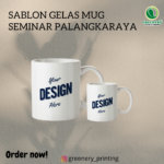 Pengadaan Sablon Gelas Mug untuk Seminar di Palangkaraya oleh CV. Greenery Percetakan